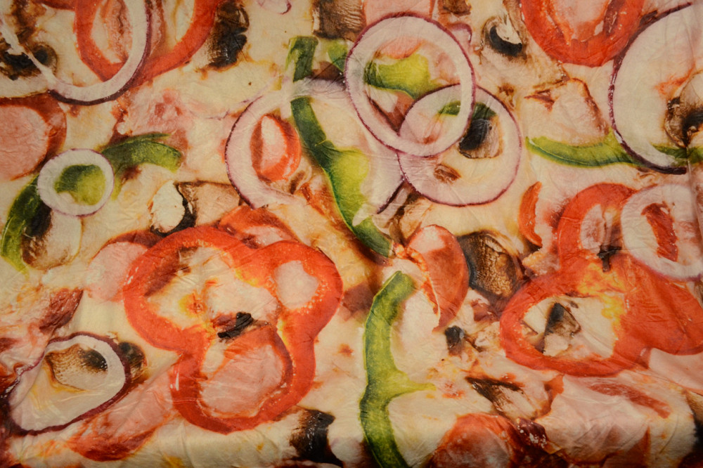 Плюшевый Плед Пицца 200 см, ОРИГИНАЛЬНОЕ ФОТО ПЛЕДА,  3D Плед Пицца, покрывало в виде пиццы Кременчуг - изображение 6