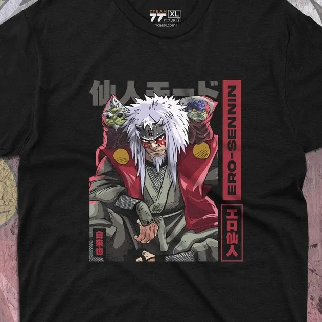 Футболка чоловіча з  принтом Наруто Джирайя Эро Санин Розмір 48 Дніпро - фото 4