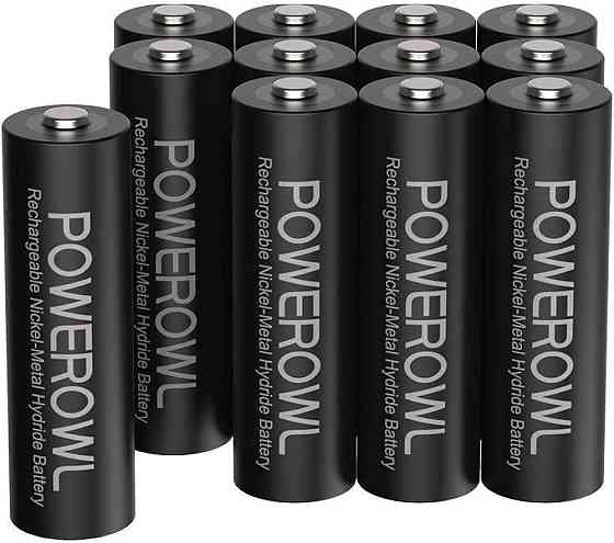 Акумуляторні батареї типу AA 2800 мА·год POWEROWL 10шт (товар з вітрини) Луцьк