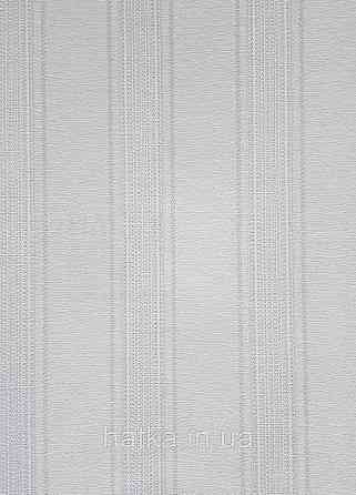 Шпалери вінілові на флізеліні AdaWall Seyyah 1.06х10 смуги широкі структурні біло-блакитні сріблясті Київ