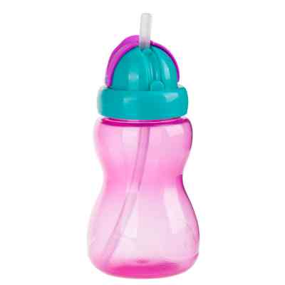 Поїльник-непроливайка Canpol babies з трубкою 270 мл Рожевий (56/109_pin) Вінниця
