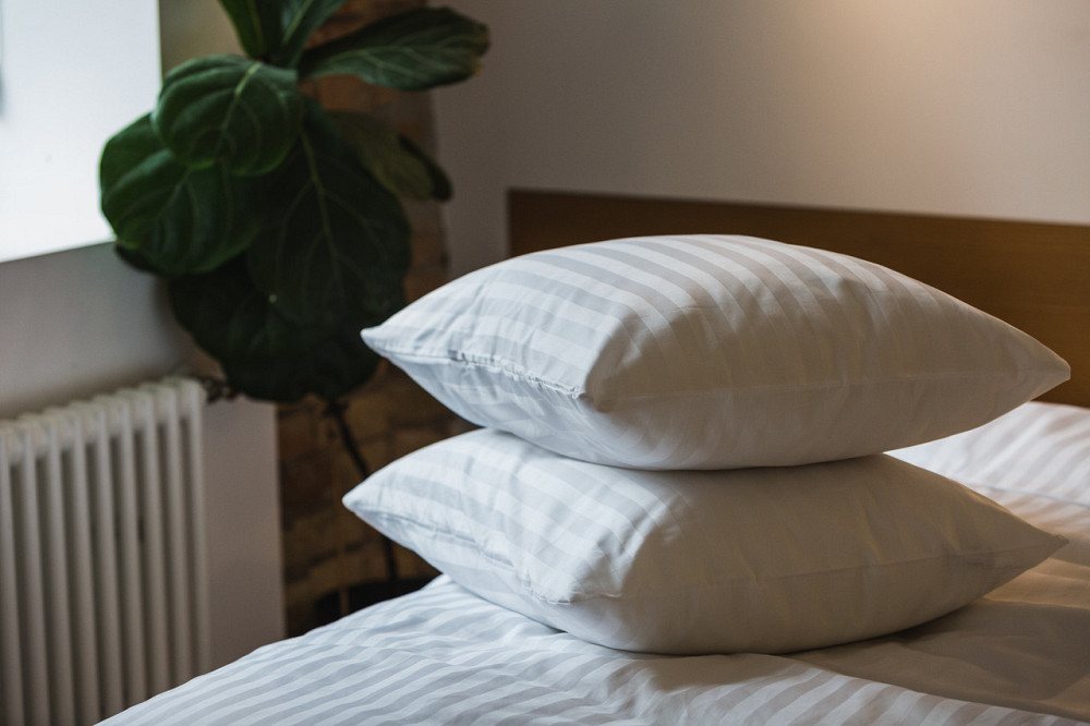 Ecotton Комплект наволочок Ecotton 70х70 см зі страйп-сатину 2 шт. готельний білий в полоску 2х Киев - изображение 6