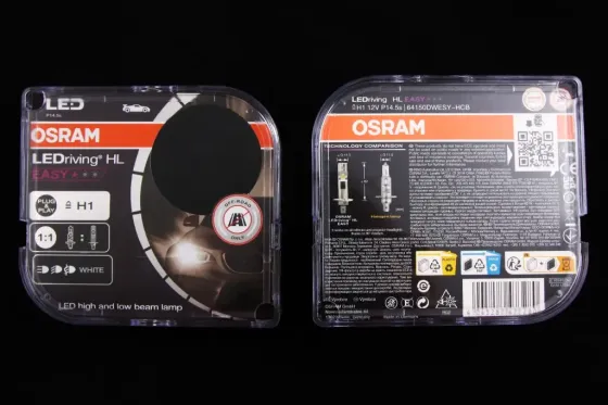 Лампа диодная   H1  12В  6500К Osram LEDriving HL Easy как галогенная (2 шт.) Винница