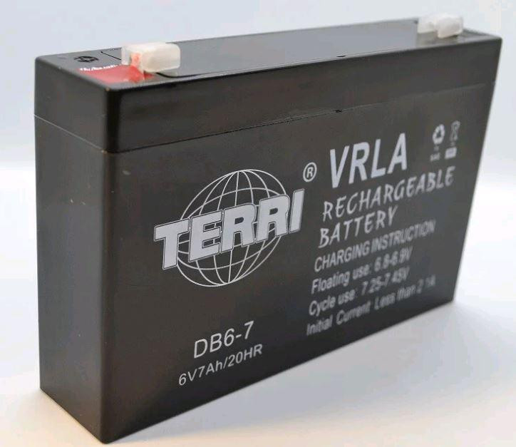 Аккумулятор   6V 7,0А   AGM   (150x35x95) Мукачево - изображение 1