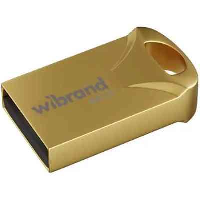 USB флеш накопичувач Wibrand 64GB Hawk Gold USB 2.0 (WI2.0/HA64M1G) Вінниця