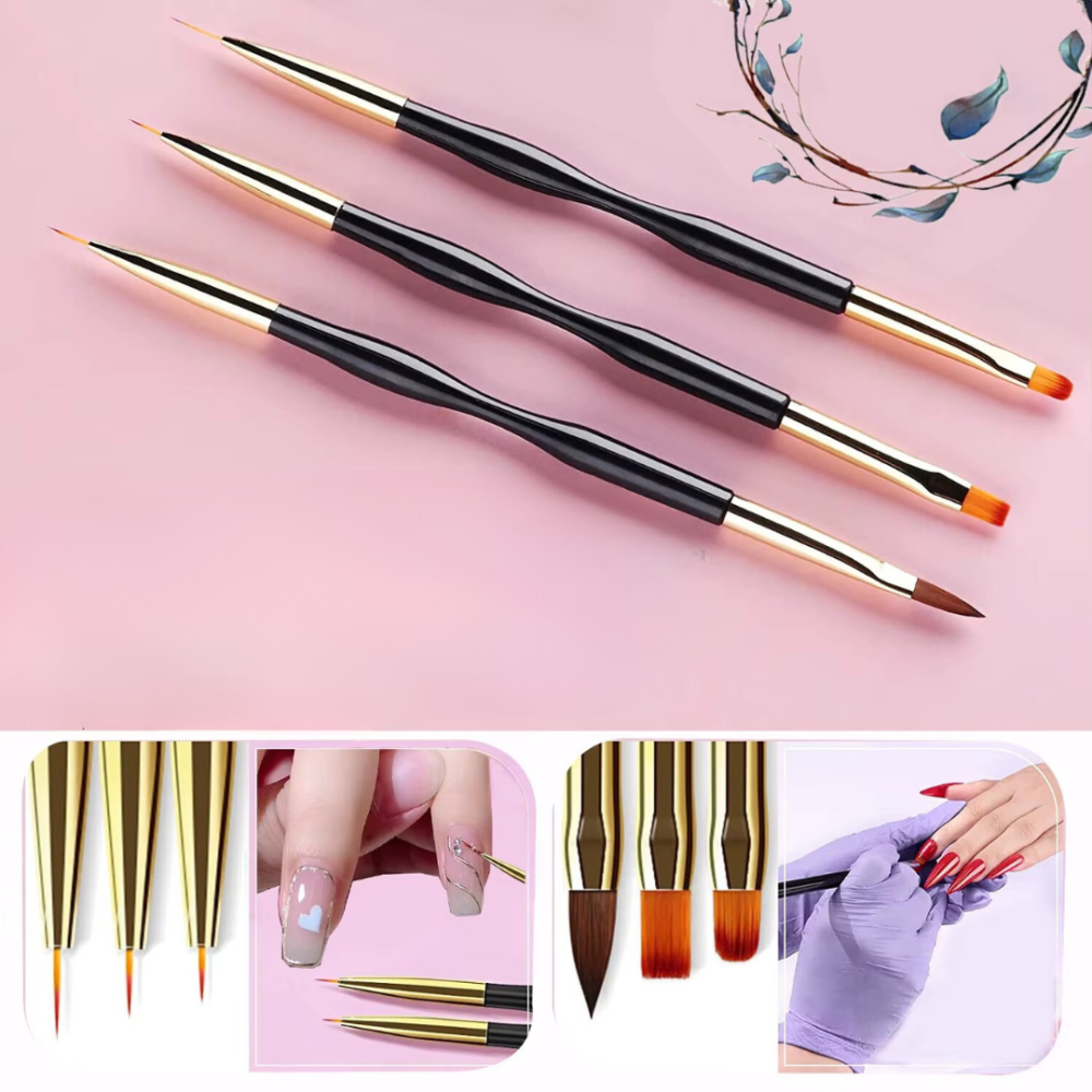 Набор кистей для маникюра и педикюра профессиональный набор для нейл-арта 31 шт Каменец-Подольский - изображение 10