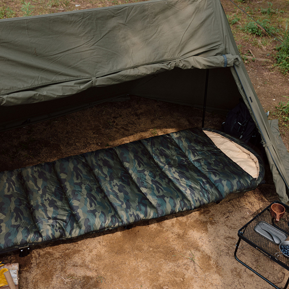 Спальний мішок з капюшоном Naturehike M320 CNK2350WS023 правий (Зелений камуфляж) Вінниця - фото 6