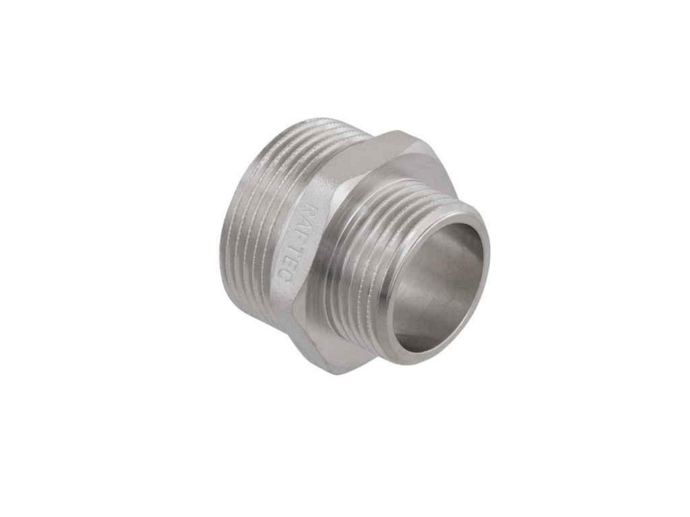 Ніпель латунь, ЗЗ, DN32х25, 1 1/4 х1 , нікель, NP0403 ТМ RAFTEC Київ - фото 1