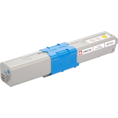 Тонер-картридж BASF OKI C301/C321/MC332/MC342/ 44973541 Yellow (KT-44973541) Вінниця - фото 2