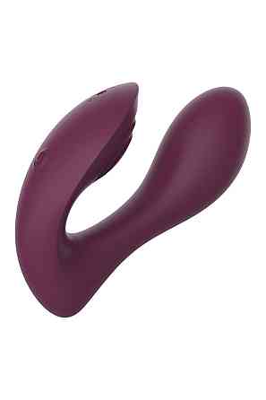 Вібратор подвійний стимуляцією з пультом керування Dream Toys Essentials Ultra Dual Vibe, фіолетовий Sex Aura Київ