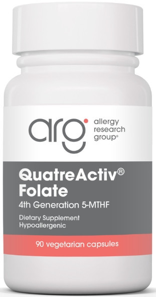 Фолієва кислота 5-MTHF Allergy Research Group QuatreActiv Folate 90 капс Київ - фото 1