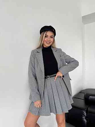 Женский стильный классический костюм двойка  кашемир + подкладка Одесса