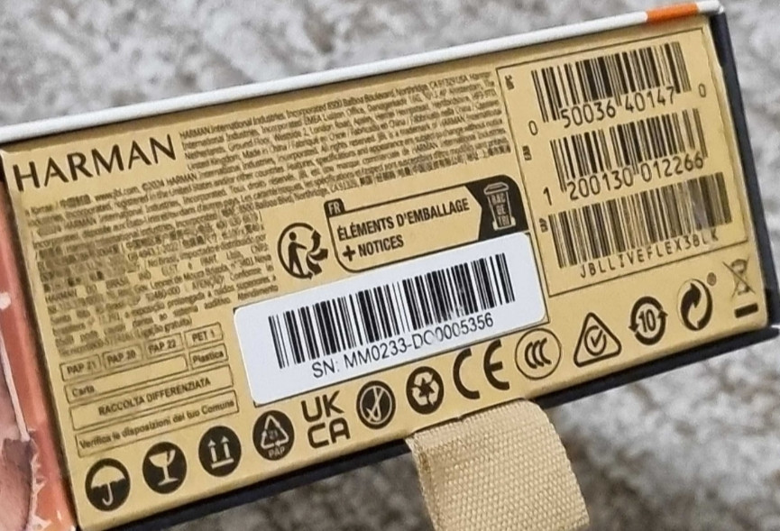 Наушники JBL Live Beam/Flex 3 (JBLLIVEBEAM3BLK) Black. ОРИГІНАЛ Київ - фото 1