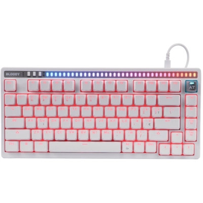 Клавиатура A4Tech Bloody AT75 USB RGB UA White (4711421002776) Винница - изображение 1
