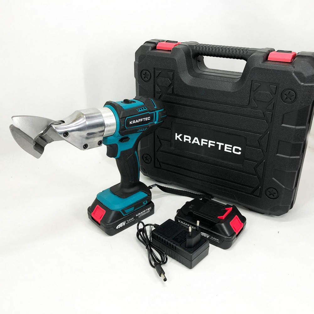 Акумуляторні ножиці по металу Krafftec, Висічні ножиці для гофрованого металу по короткі WO-52 Івано-Франківськ - фото 9