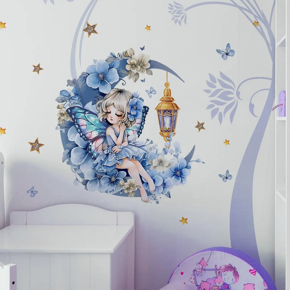 Наклейка декоративная виниловая интерьерная в комнату на стену 