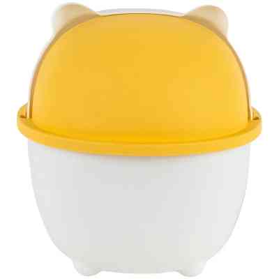 Кошик для паперів Kite Настільний контейнер для сміття, біло-помаранчевий (K24-009-8) Вінниця