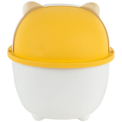 Кошик для паперів Kite Настільний контейнер для сміття, біло-помаранчевий (K24-009-8) Вінниця - фото 2