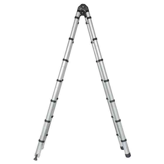 Драбина телескопічна універсальна 2×7 щаблів 4.4 м FLORA (5033424) Київ