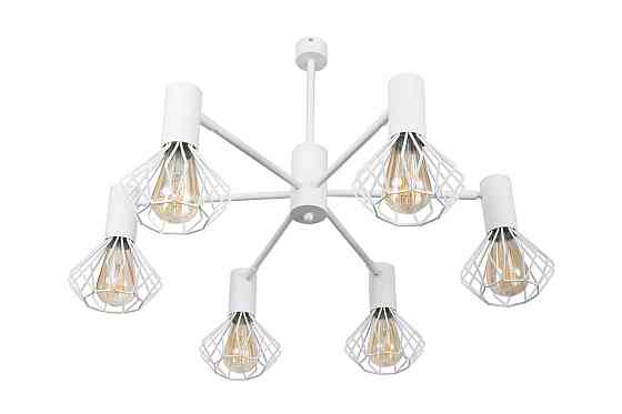 Люстра лофт біла 6 лампи Е27 Diadem NL 22152-6 WH Київ
