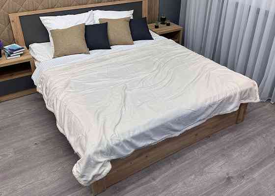 Плед двосторонній 155х200 см (+-5см) із штучною овчиною Молочний (87-064) Київ