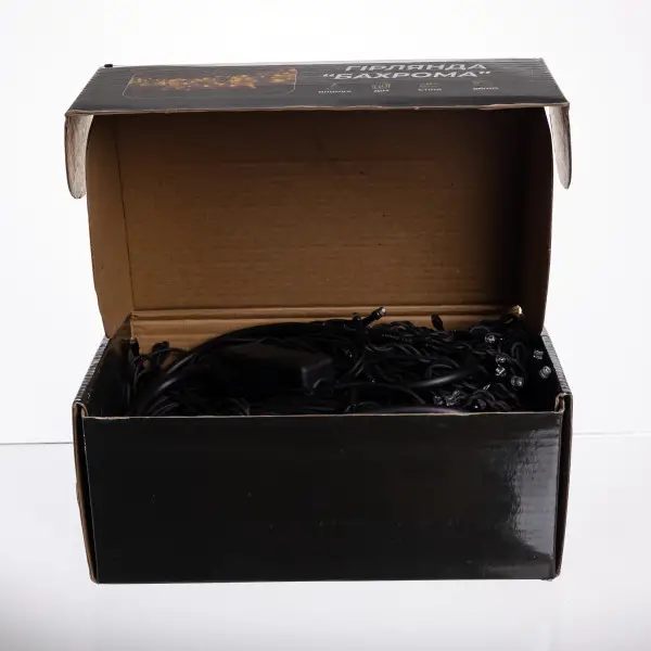 Вулична гірлянда Бахрома 20 м 335 LED гірлянда штора чорний провід Мультиколір 20MBML Київ - фото 5