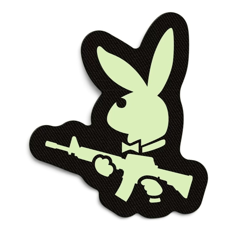Патч / шеврон сержант Зайчик (Playboy) чорний Запоріжжя - фото 1