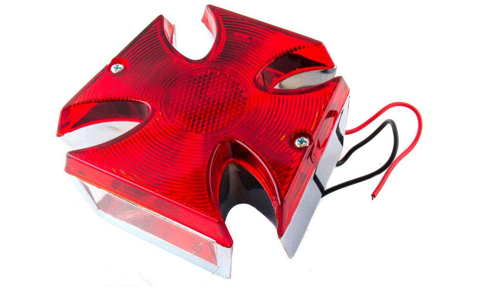 Стоп-сигнал (у зборі) універсальний 12V ХРЕСТ HEFEI Киев - изображение 1