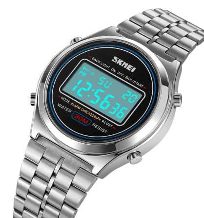 Чоловічий наручний годинник Skmei 2146 вінтаж Сріблястий Вінниця