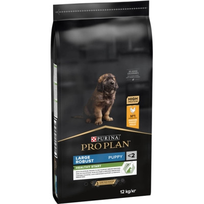 Сухой корм для собак Purina Pro Plan Dog Large Puppy Robust с курицей и рисом 12 кг (7613035120341) Винница - изображение 2
