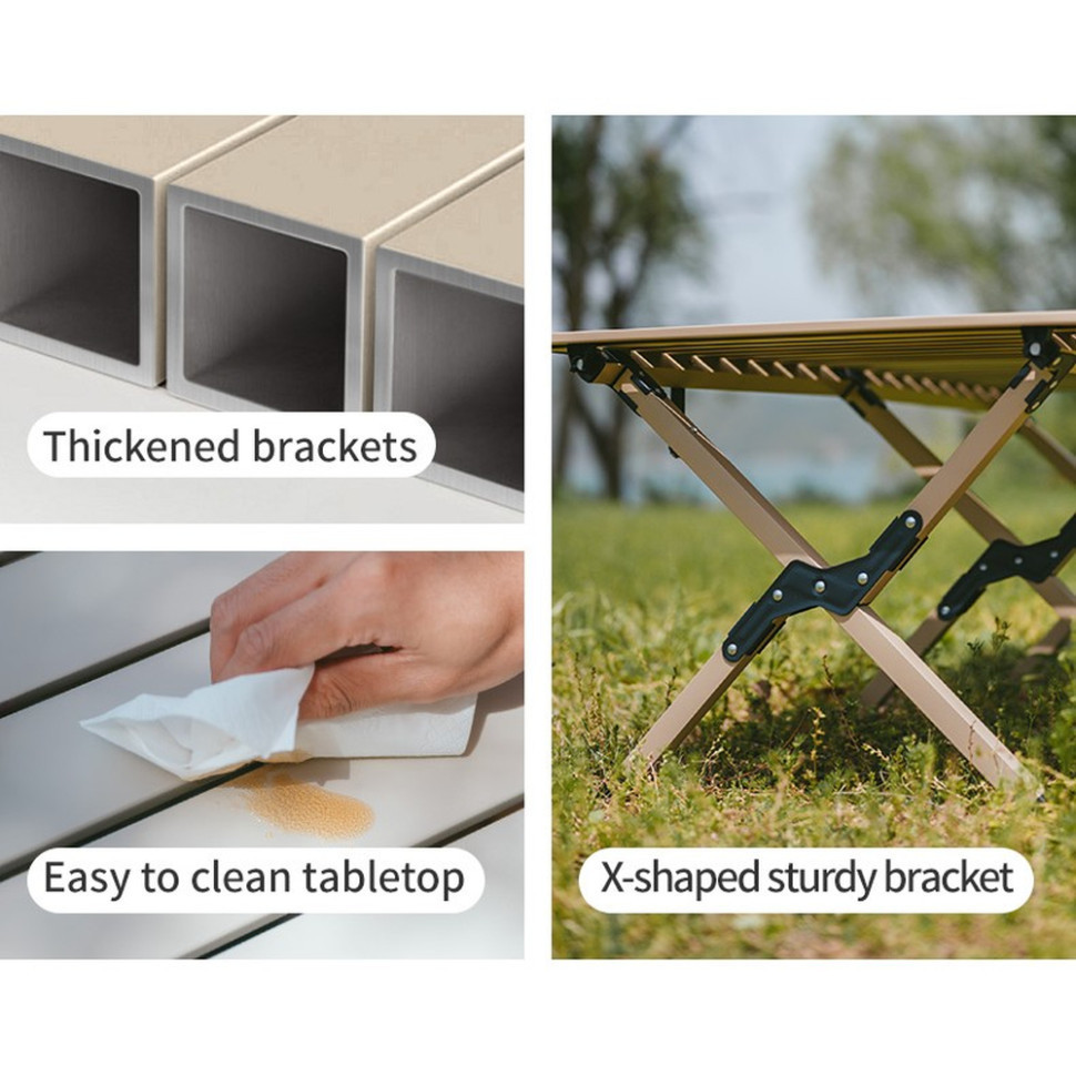 Складной стол Naturehike Star Jane T01 CNK2550JJ018, М, алюминий, хаки Киев - изображение 6