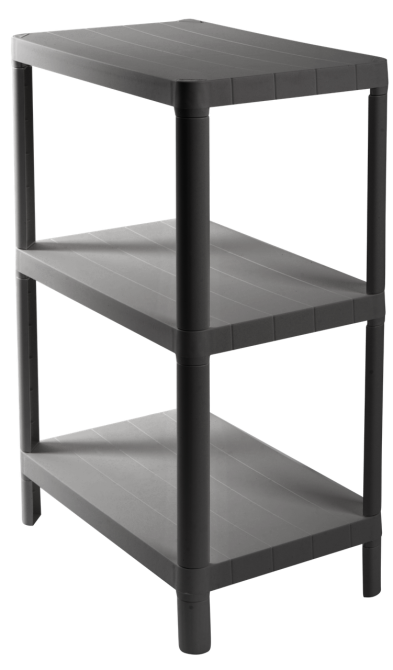 Этажерка 3-х ярусная Violet House 6031 Olympic GREY 27х42х67 см (7040710) Киев - изображение 1