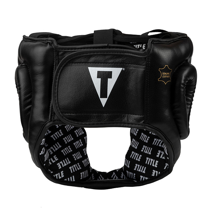 Боксерський шолом TITLE Classic Full Coverage Training Headgear 2.0 Black L (капа в комплекті) Кам'янське - фото 4