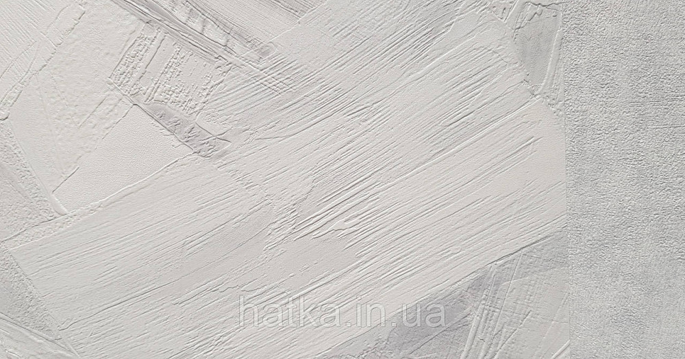 Шпалери вінілові на флізеліні Grandeco Time метрові абстракція структурні мазки білі сірі срібло Київ - фото 3