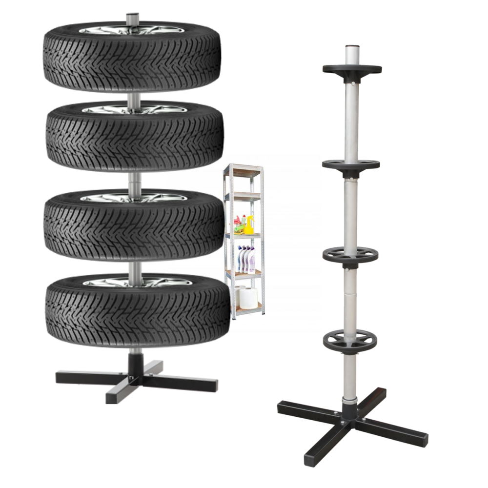Стойка для хранения шин (подставка для колес) Garden Line на 4 шт, максимальная нагрузка – 100 кг (Польша) Киев - изображение 4