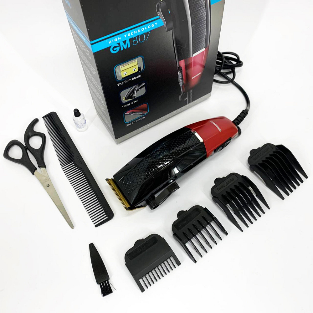 Машинка для стрижки посіченого волосся Gemei GM-807, Машинка для стрижки волосся з мотором EJ-88 Львів - фото 1