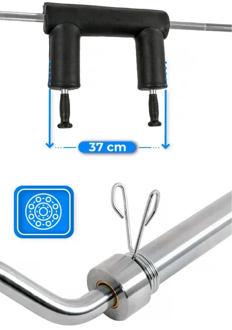 Гриф олимпийский для приседаний 244/50 THUNDER Киев - изображение 3