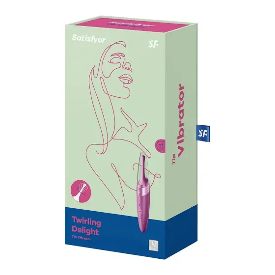 Вібратор для клітора Satisfyer Twirling Delight Berry Львів