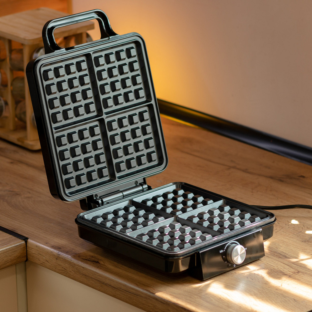 Sokany Вафельниця на 4 бельгійських вафлі з антипригарним покриттям Sokany SK-08031 Киев - изображение 8