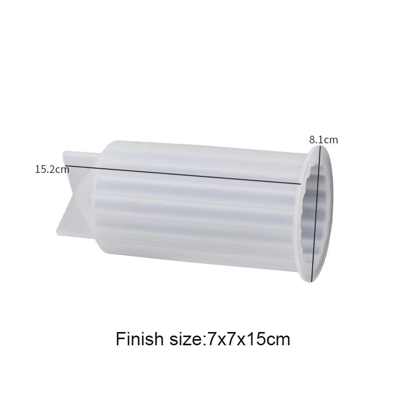 Силіконова форма для виготовлення свічок 8.4 x 6.7cm «silicone mold-9» Кам'янець-Подільський - фото 6