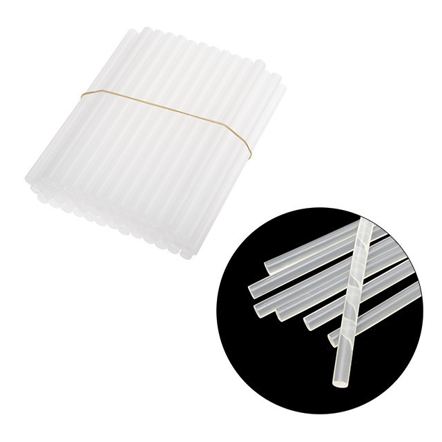 Комплект клейових стрижнів прозорих, 11,2×200 мм, уп. 1 кг INTERTOOL RT-1015 Київ - фото 2