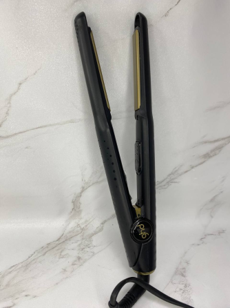 Б/в Професійний керамічний стайлер-випрямляч для волосся GHD Gold Mini Styler Black — Вузький утюжок для короткого волосся т Київ