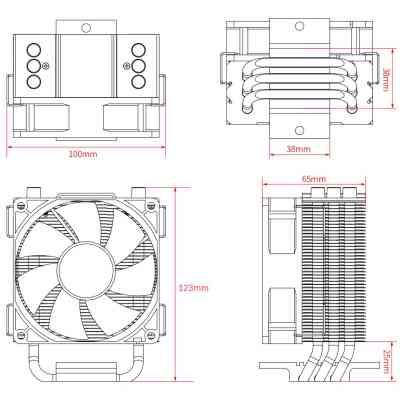 Кулер до процесора ID-Cooling SE-903-XT Вінниця