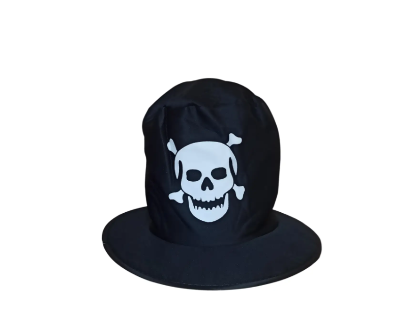 Шапка Хэллоуин Череп one size черно-белый Киев - изображение 1