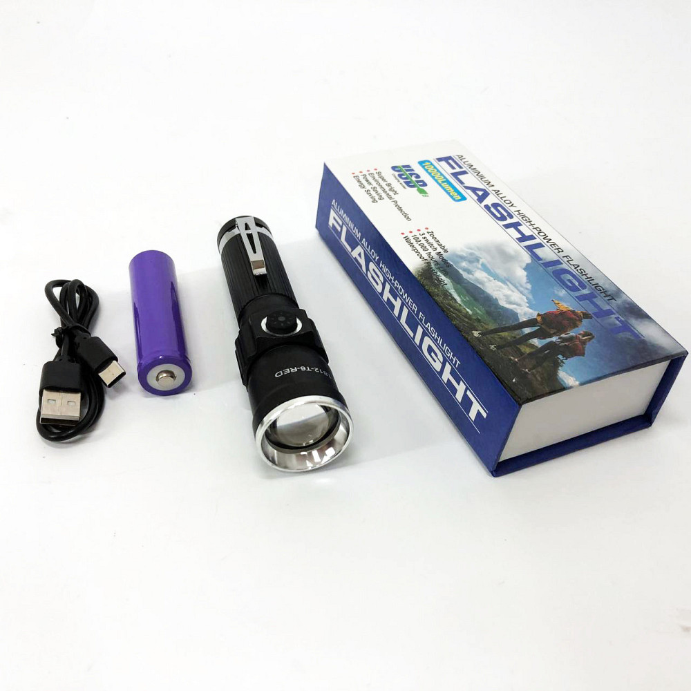 Ручной аварийный фонарь, Тактический фонарь с диодом, Супер яркий лед фонарик Очень яркий WD-63 Киев - изображение 9