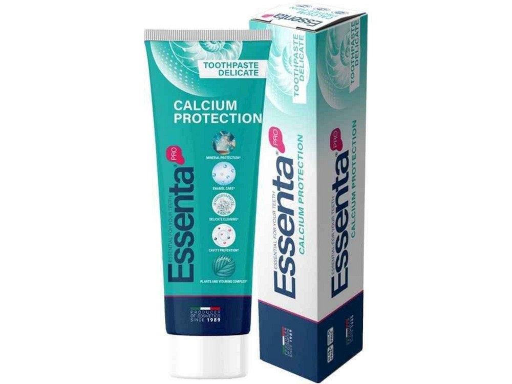 Зубна паста 75мл Calcium protection ТМ ESSENTA PRO Киев - изображение 1