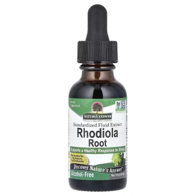Трави Nature&apos;s Answer Екстракт кореня родіоли без спирту, Rhodiola Root, 30 мл (NTA-00663) Вінниця - фото 1