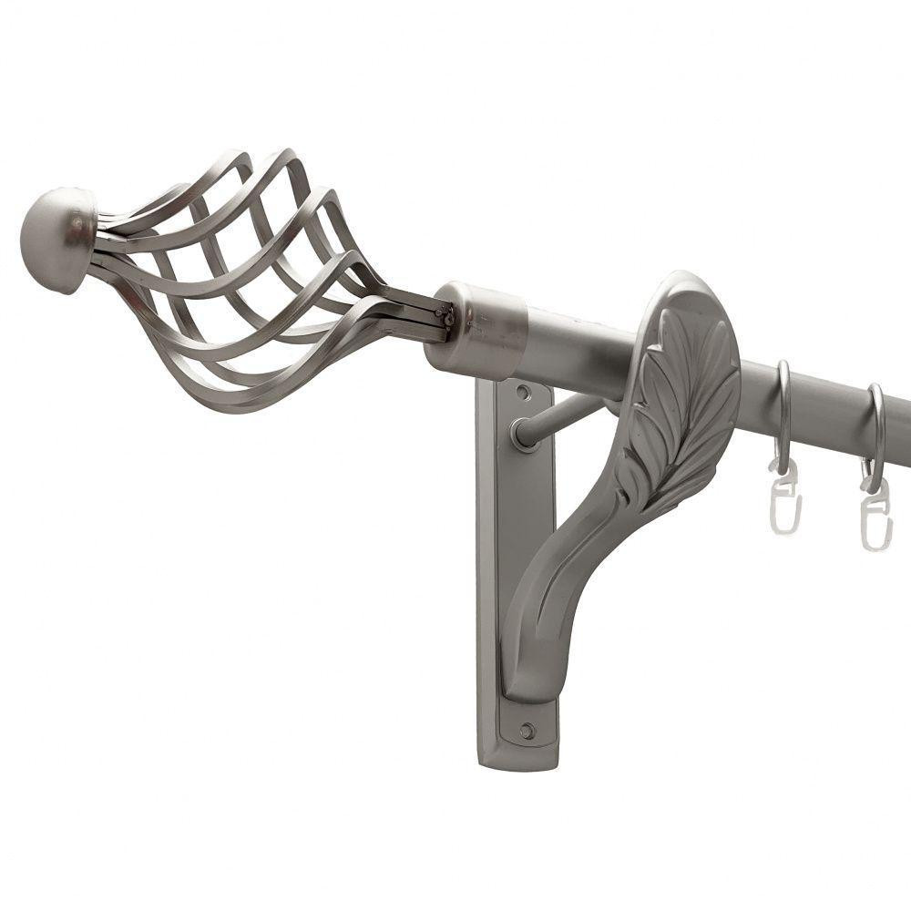 Карниз Orvit Арезо металевий однорядний ретро Сатин 25 мм 300 см (00-00011162) Львів - фото 1