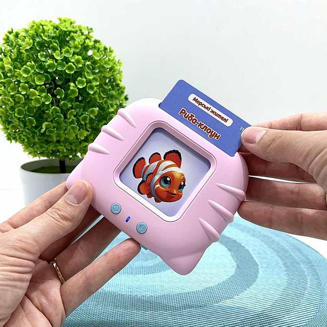 Картридер Знань WToys 112 карток 18 тем українська мова вірша пісні казки Рожевий (84499) Чернігів - фото 6