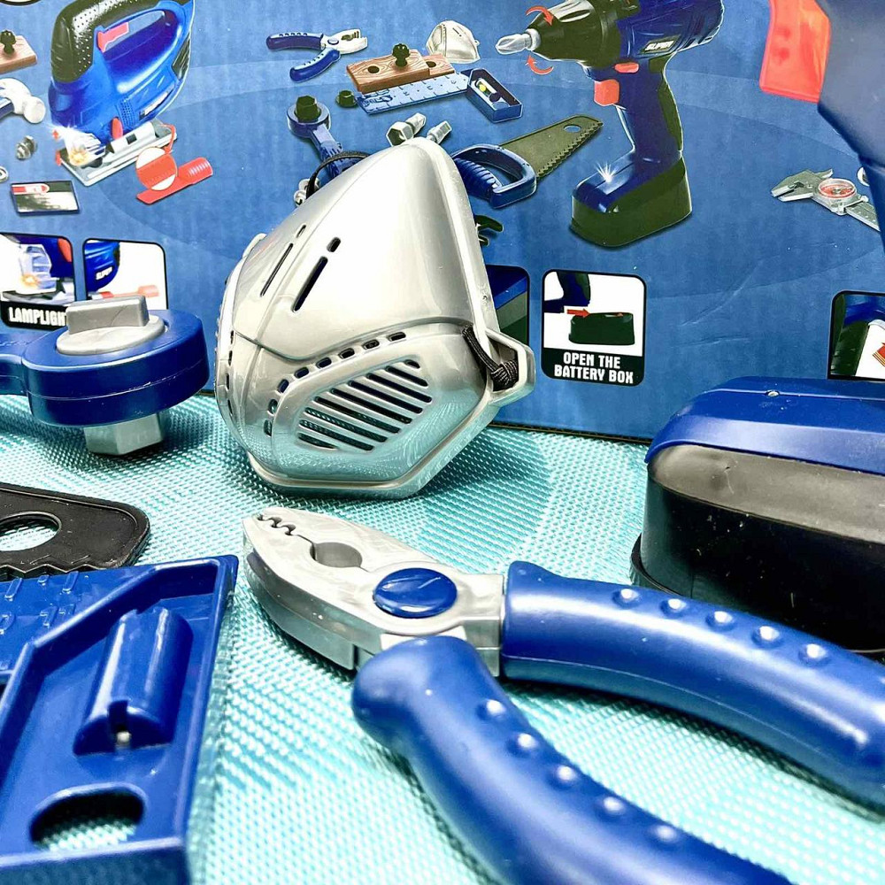 Набір інструментів електродриль та 14 предметів Синій Вид 1 (6801-2-3) Чернігів - фото 5